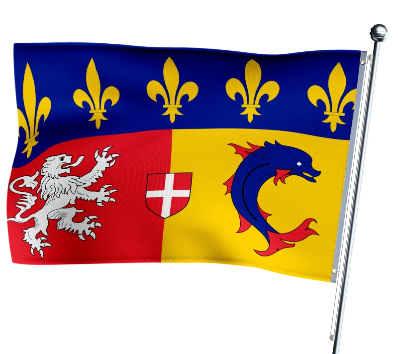 Rhone Alpes flag