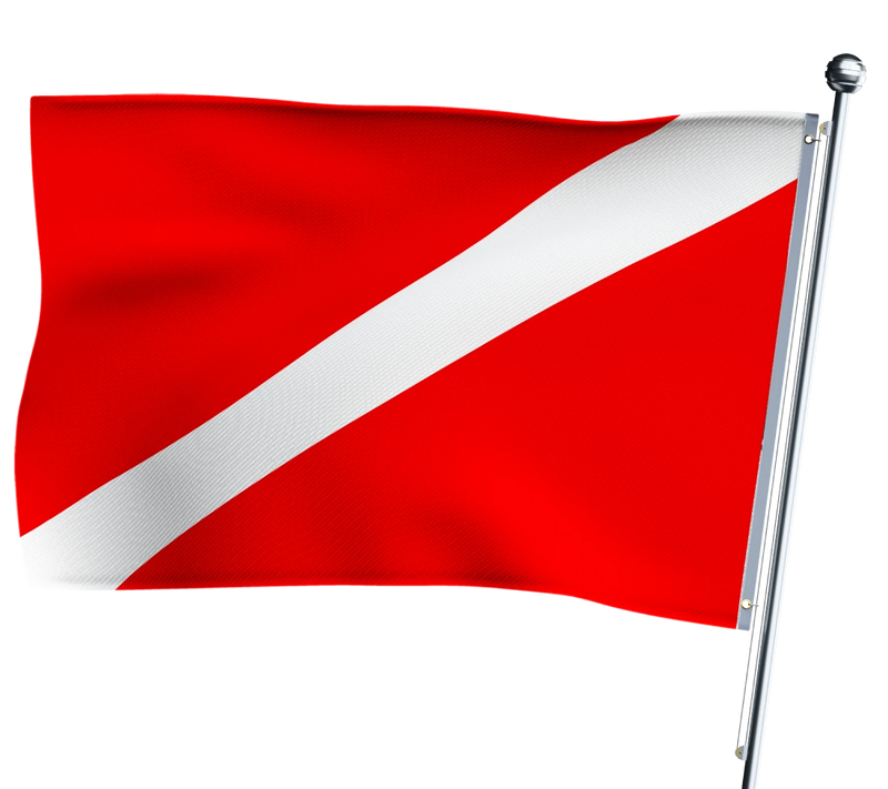 Spearfishing Flag