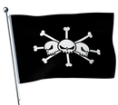 One Piece Blackbeard Flag