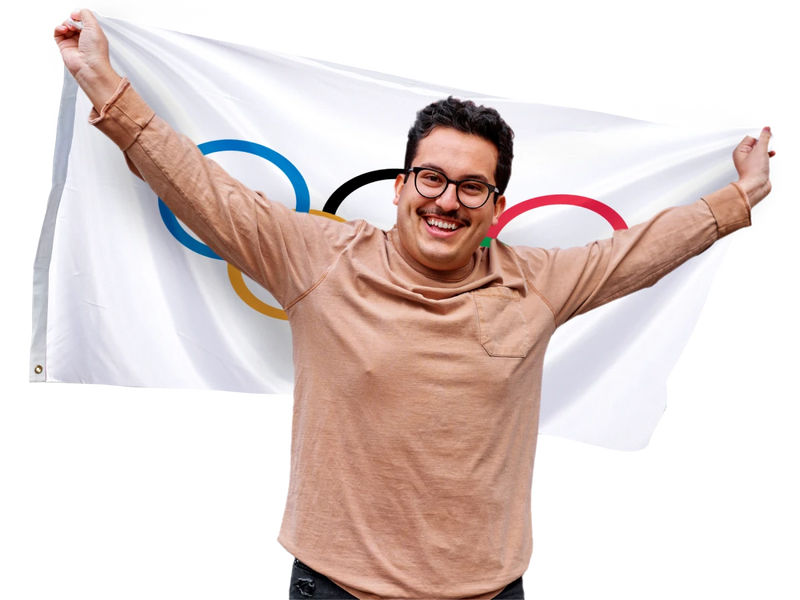 Olympic Games Flag