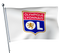 Olympic Lyonnais Flag