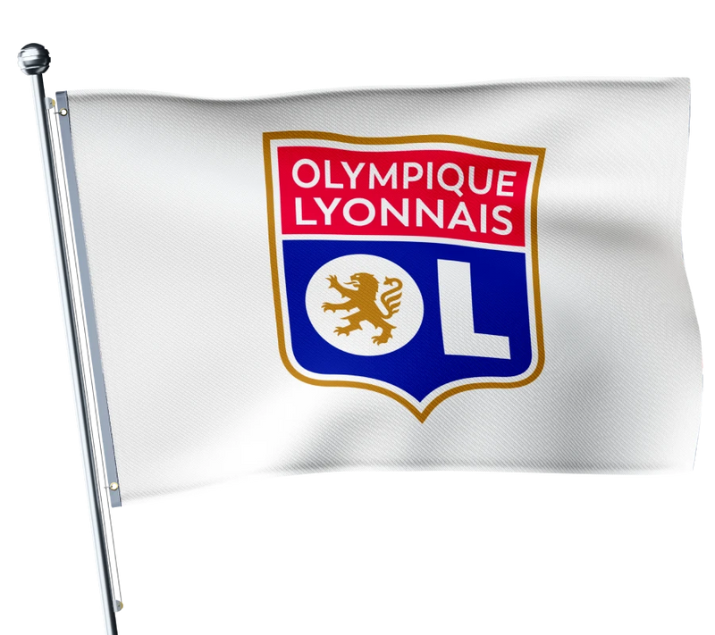 Olympic Lyonnais Flag