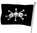 One Piece Blackbeard Flag