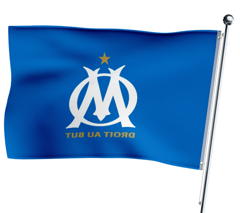 Marseille Olympic Flag