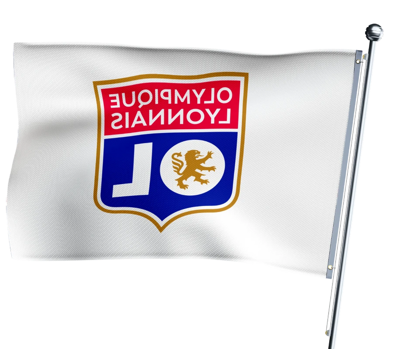 Olympic Lyonnais Flag